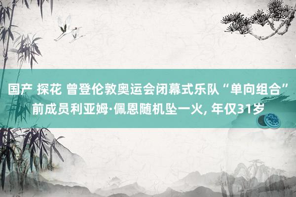 国产 探花 曾登伦敦奥运会闭幕式乐队“单向组合”前成员利亚姆·佩恩随机坠一火， 年仅31岁